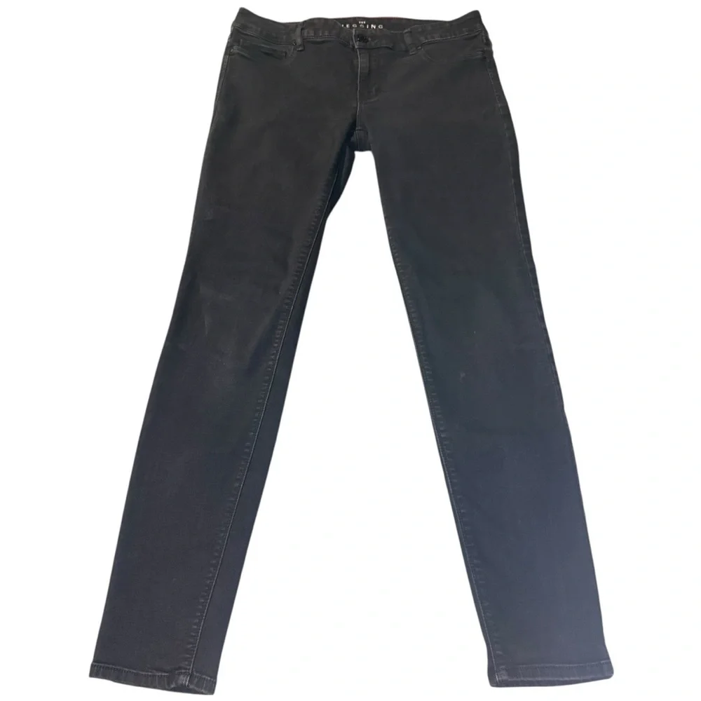 White House Black Market Size 4 Jegging Black Stretch Skinny Pants Workwear - Picture 3 of 11